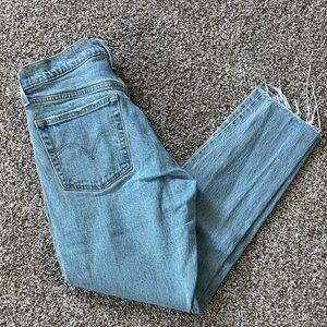 Levi's Light Blue Ankle & Cropped Jeans